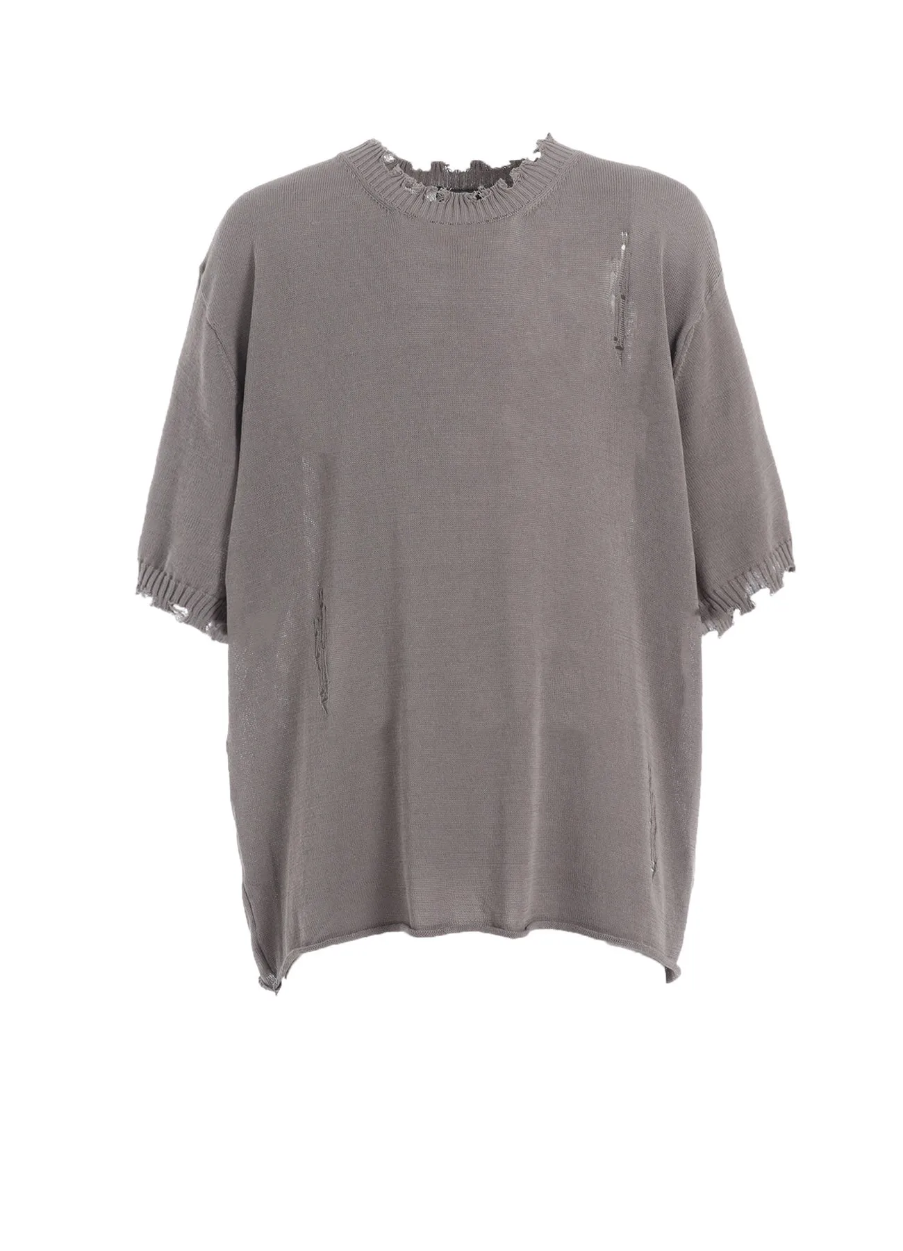 COMPACT TWIST 10G DAMAGED KNITTED PULLOVER sold by Yohji Yamamoto