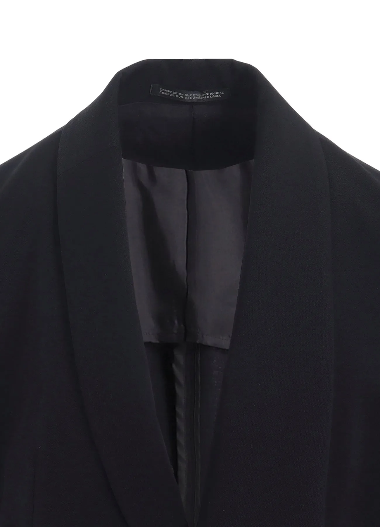 WOOL UNBALANCED JACKET sold by Yohji Yamamoto product image thumbnail 5