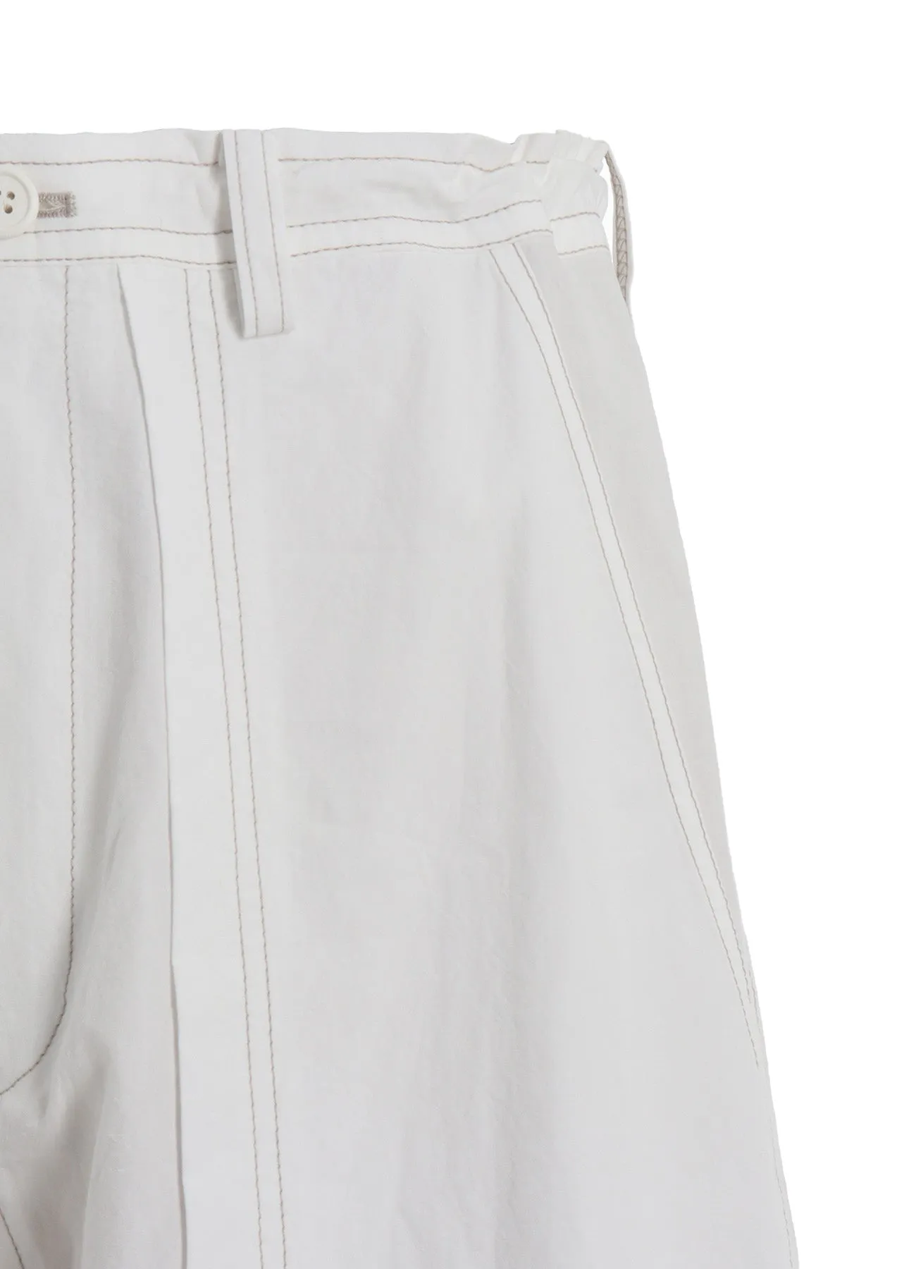 COTTON LINEN DUMP STRAIGHT PANTS sold by Yohji Yamamoto product image thumbnail 5