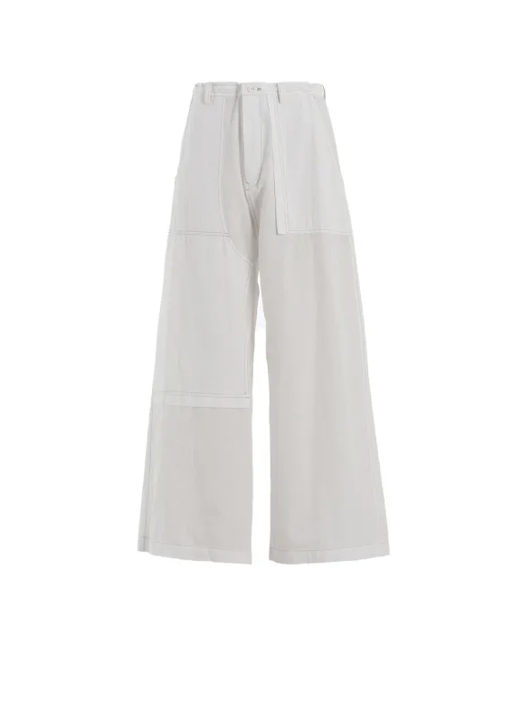 COTTON LINEN DUMP STRAIGHT PANTS sold by Yohji Yamamoto