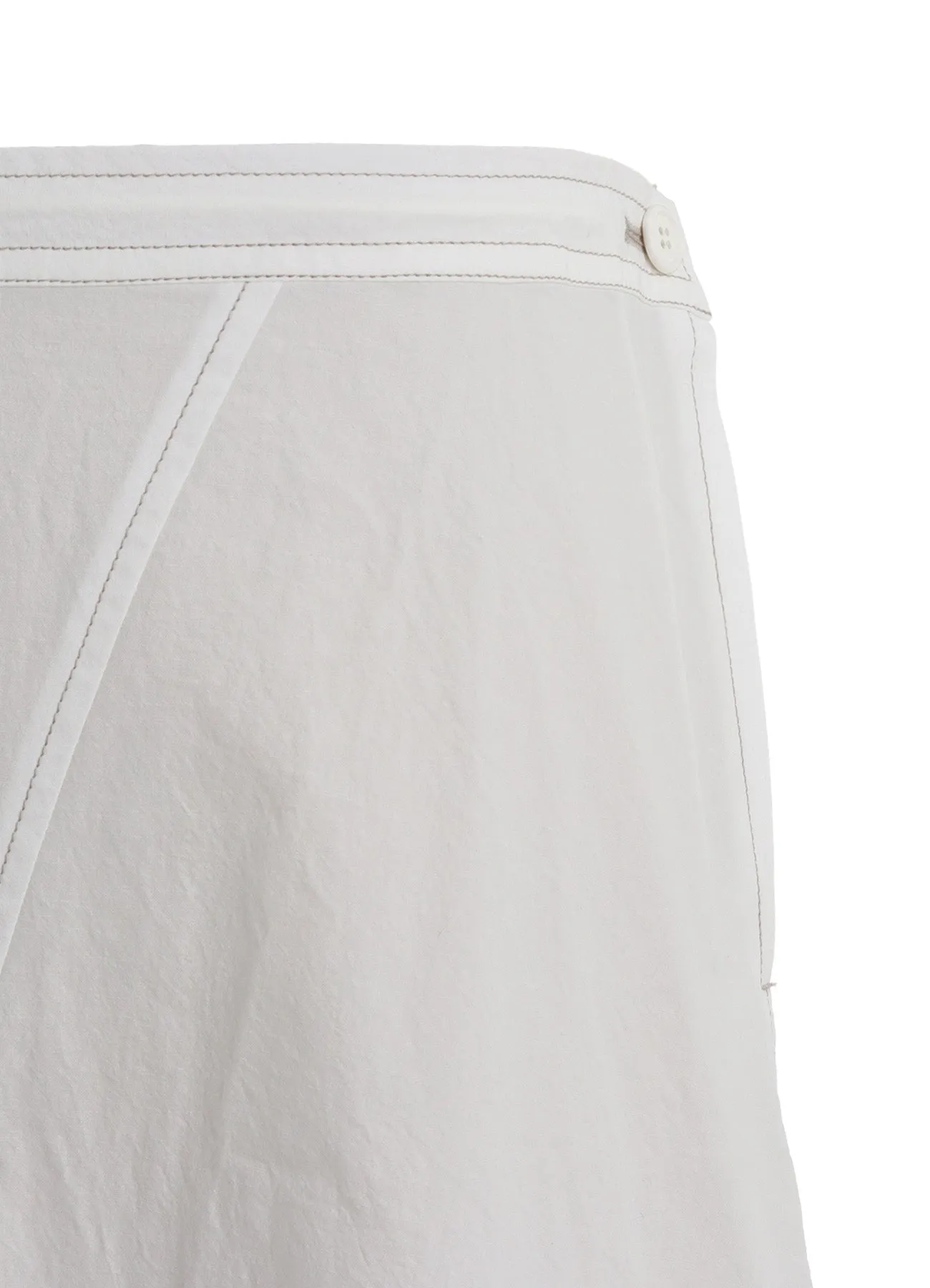 COTTON LINEN DUMP ASYMMETRIC SKIRT sold by Yohji Yamamoto product image thumbnail 5