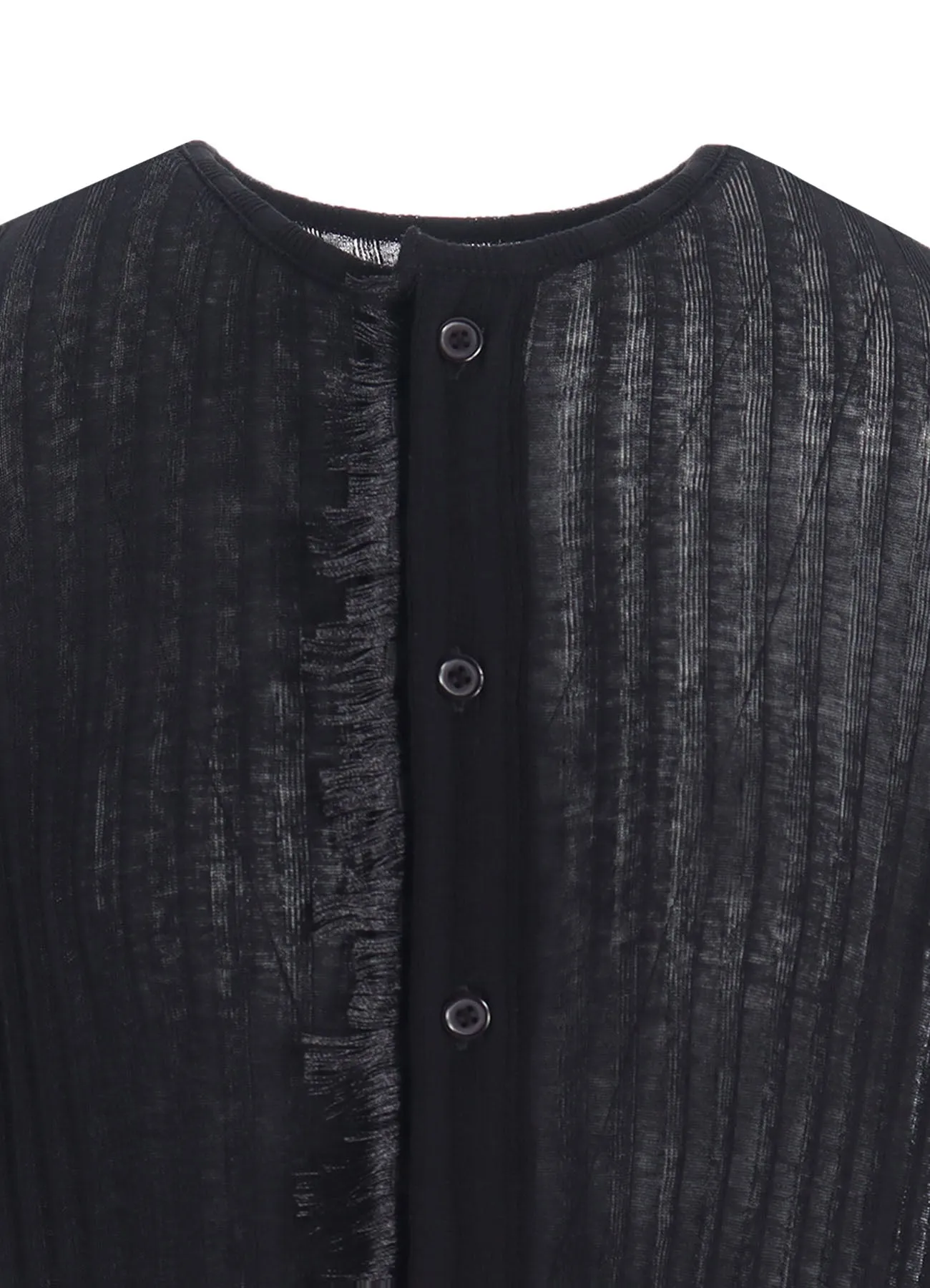 GAUZE RIB LONG SLEEVE CARDIGAN sold by Yohji Yamamoto product image thumbnail 5