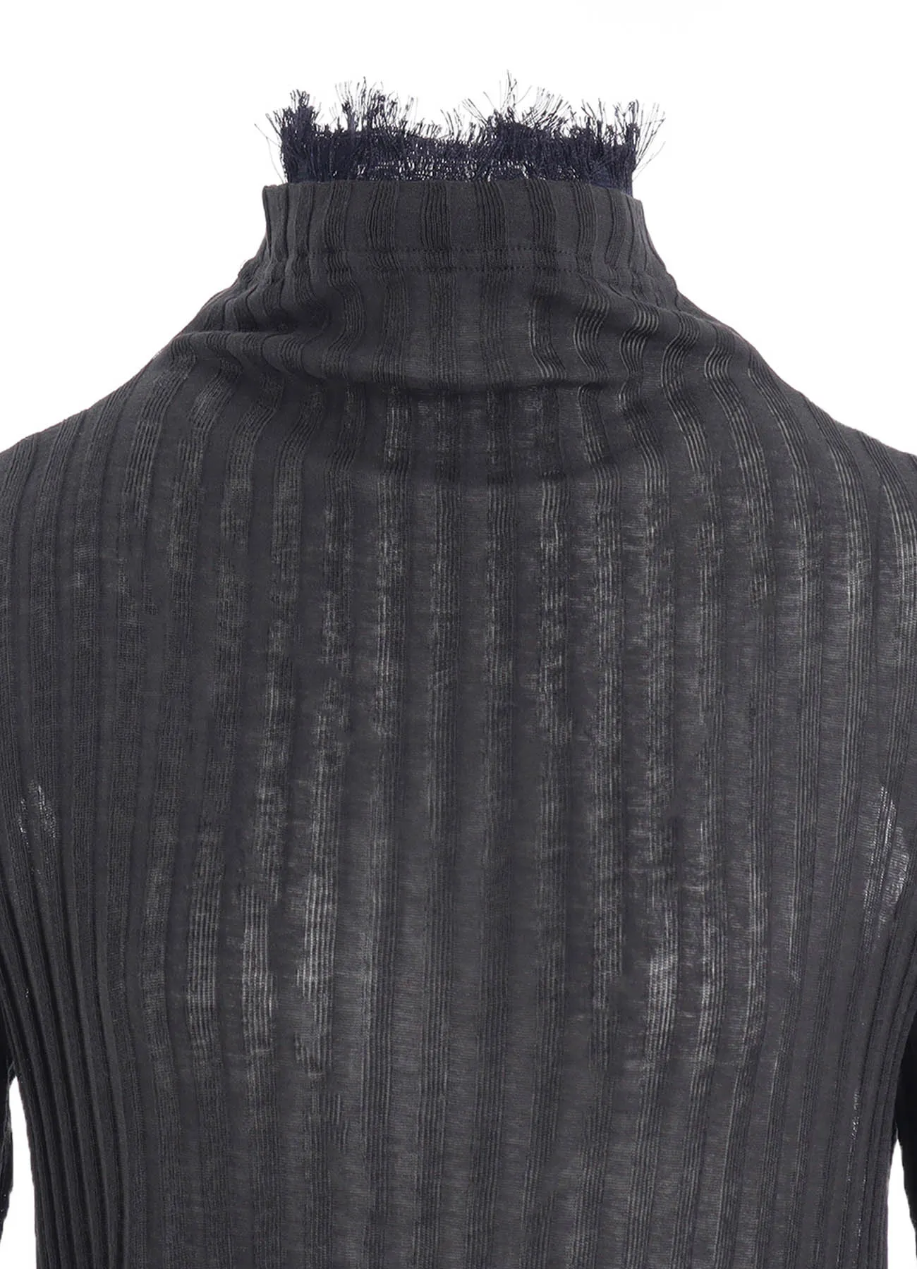 GAUZE RIB LONG SLEEVE HIGH NECK T sold by Yohji Yamamoto product image thumbnail 5
