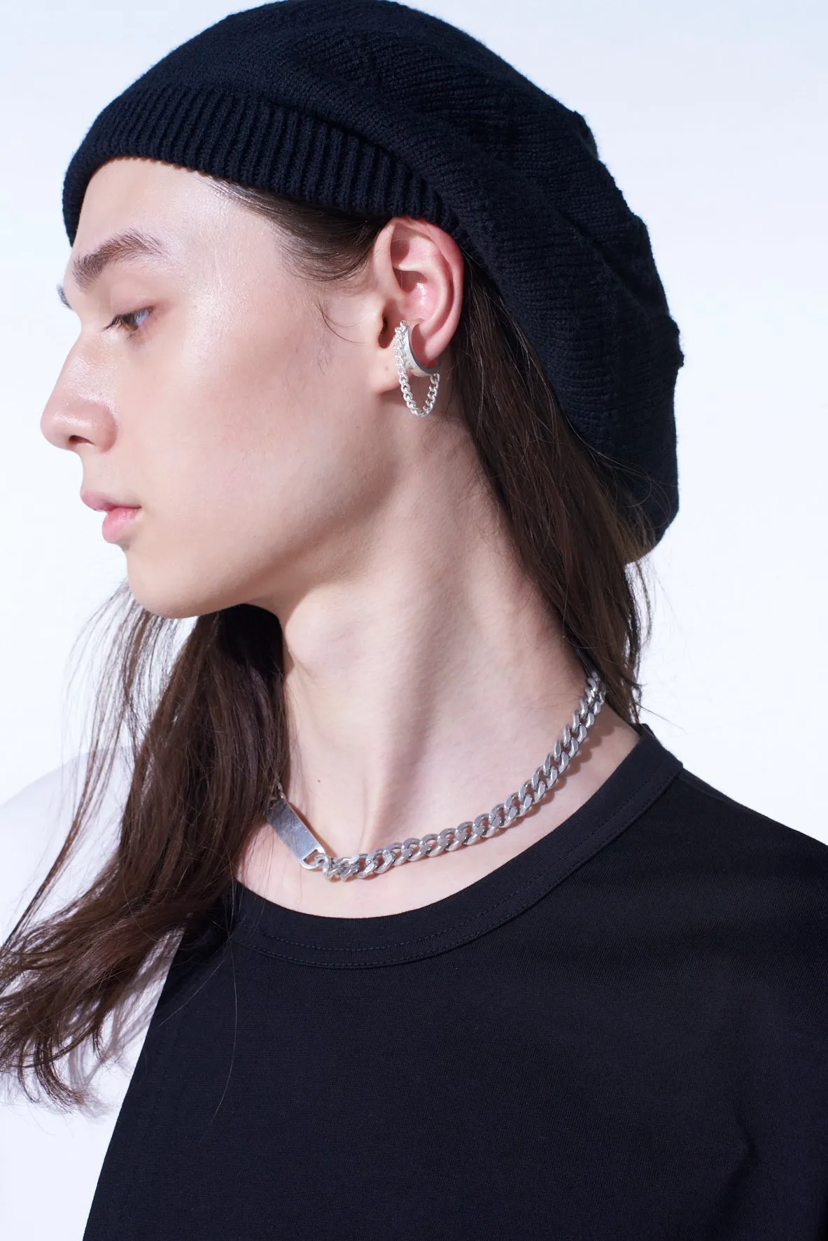 BRASS CHAIN EAR CUFF CHAIN RING sold by Yohji Yamamoto product image thumbnail 2