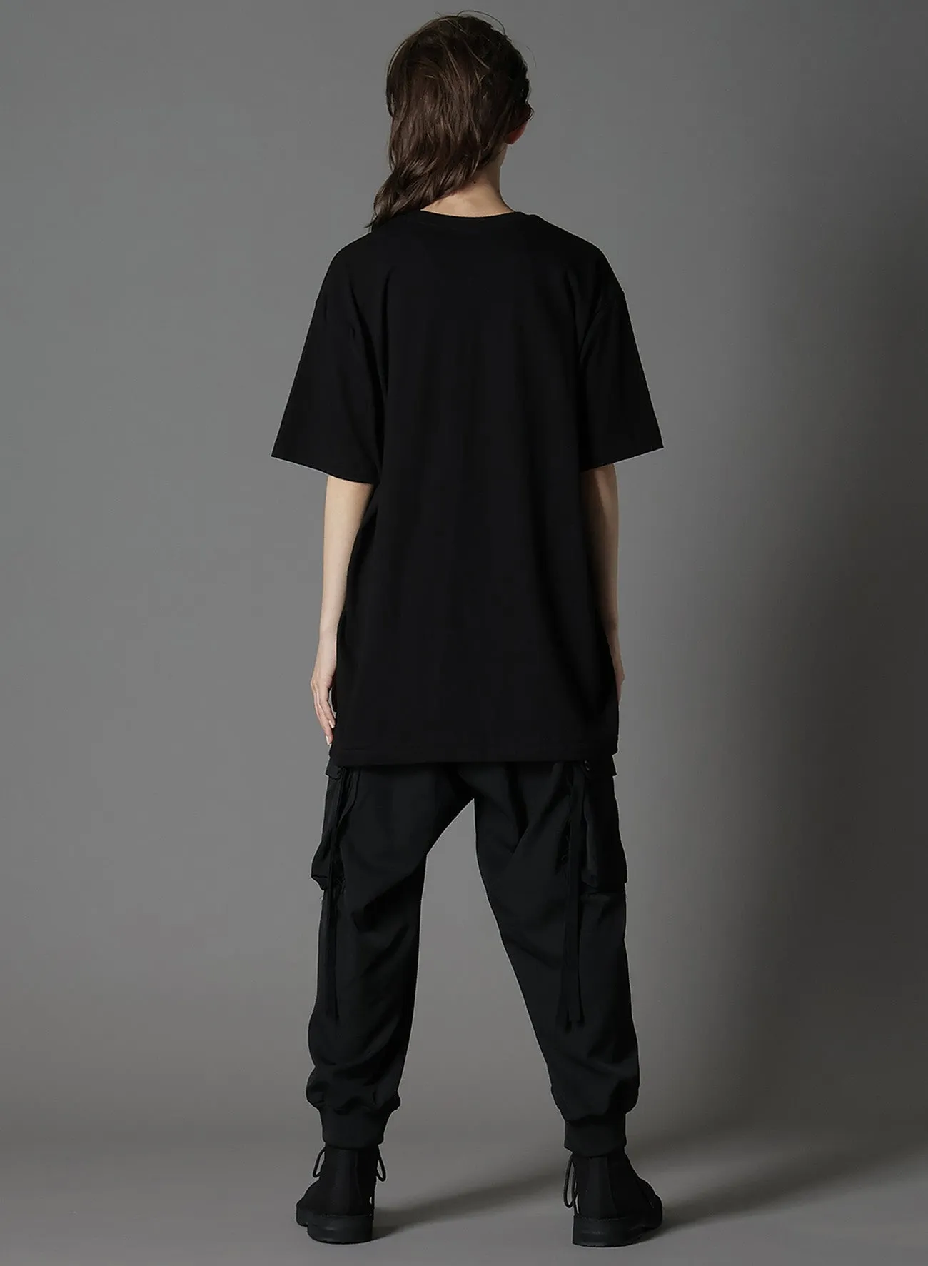20/COTTON JERSEY PAPER ART/LINE PAINTING T-SHIRT sold by Yohji Yamamoto product image thumbnail 5