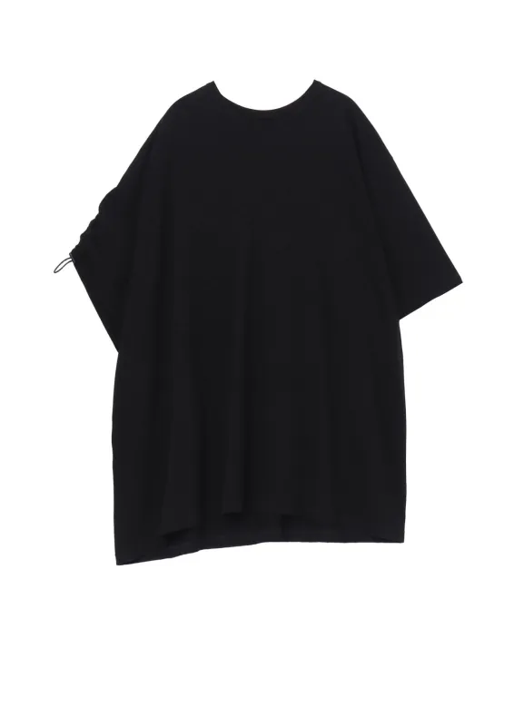 ULTIMA JERSEY RIGHT SHIRRED SHOULDER T-SHIRT sold by Yohji Yamamoto