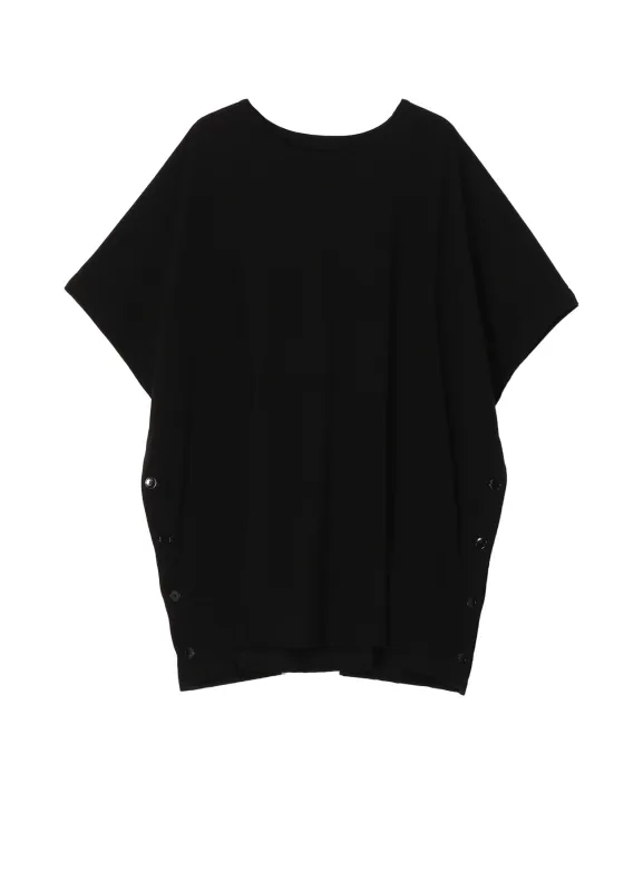 ULTIMA JERSEY SIDE BUTTONS BIG T-SHIRT sold by Yohji Yamamoto