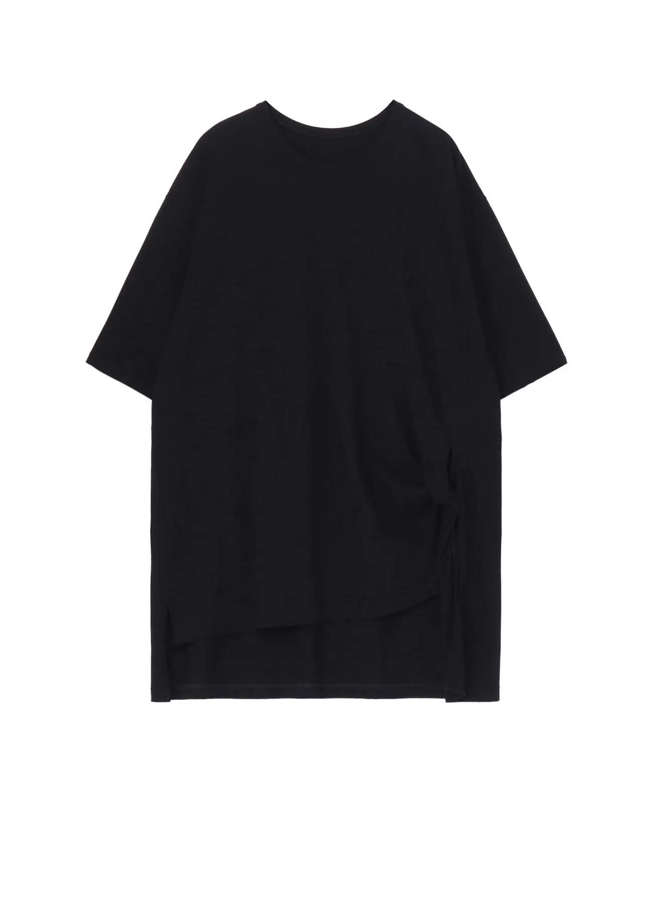 ULTIMA JERSEY LEFT SIDE TWIST SHORT SLEEVES T-SHIRT sold by Yohji Yamamoto