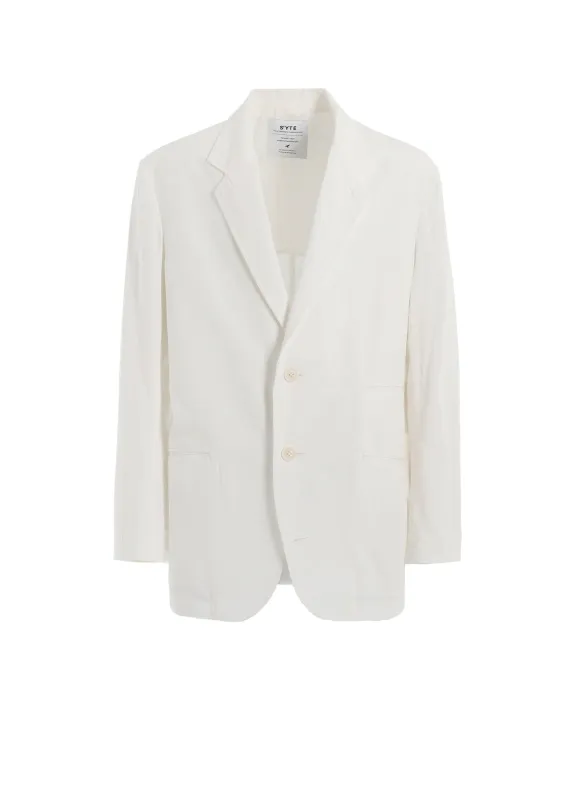 COTTON/LINEN DUNGAREE 2BS JACKET sold by Yohji Yamamoto