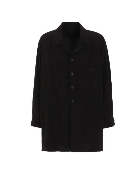 CREPE de CHINE SHIRT-BLOUSON sold by Yohji Yamamoto