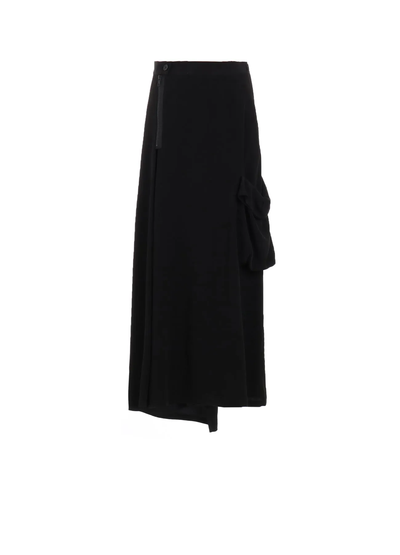 CREPE de CHINE POCKET SKIRT sold by Yohji Yamamoto