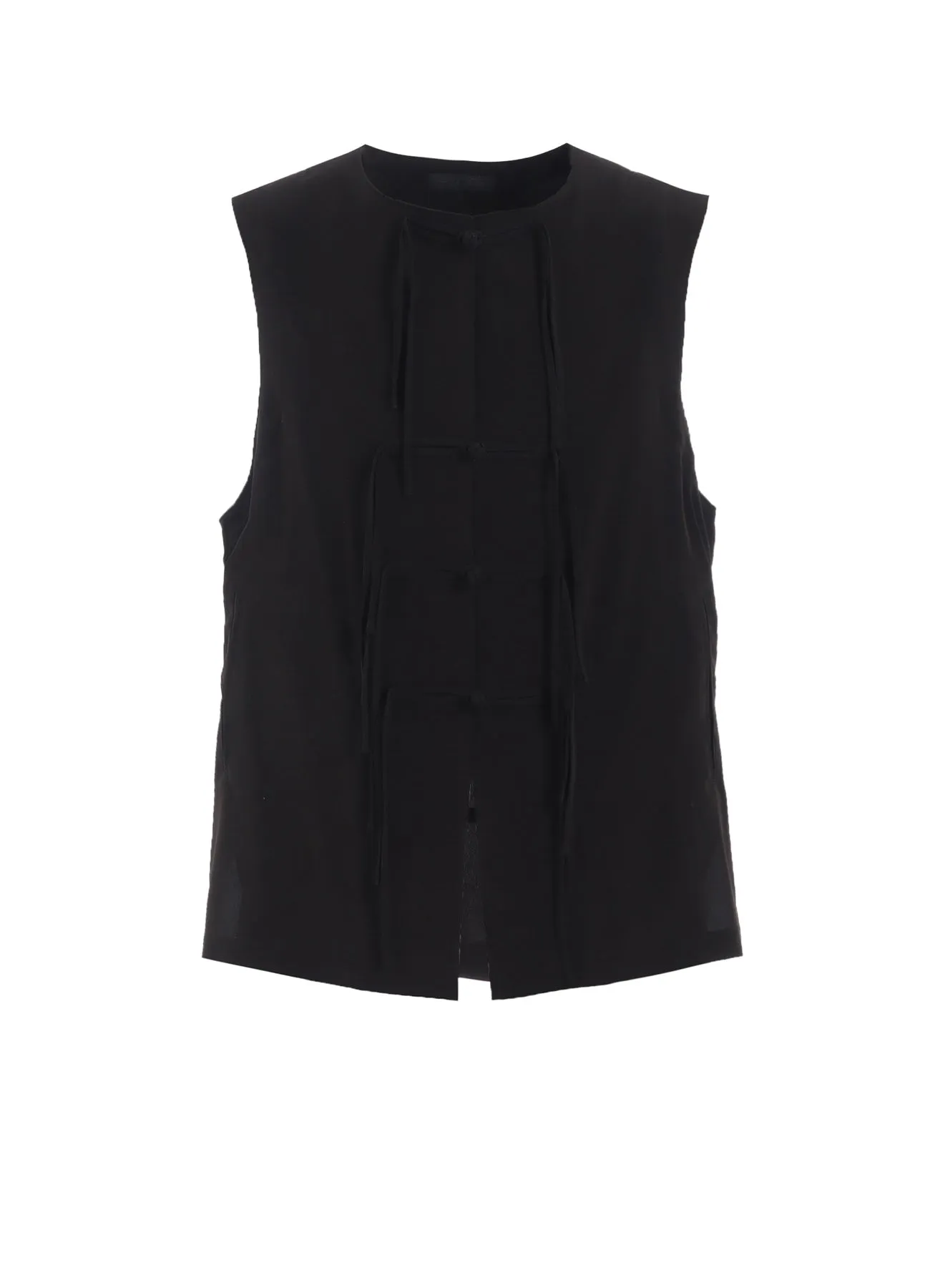 CREPE de CHINE CHINA BUTTON VEST sold by Yohji Yamamoto