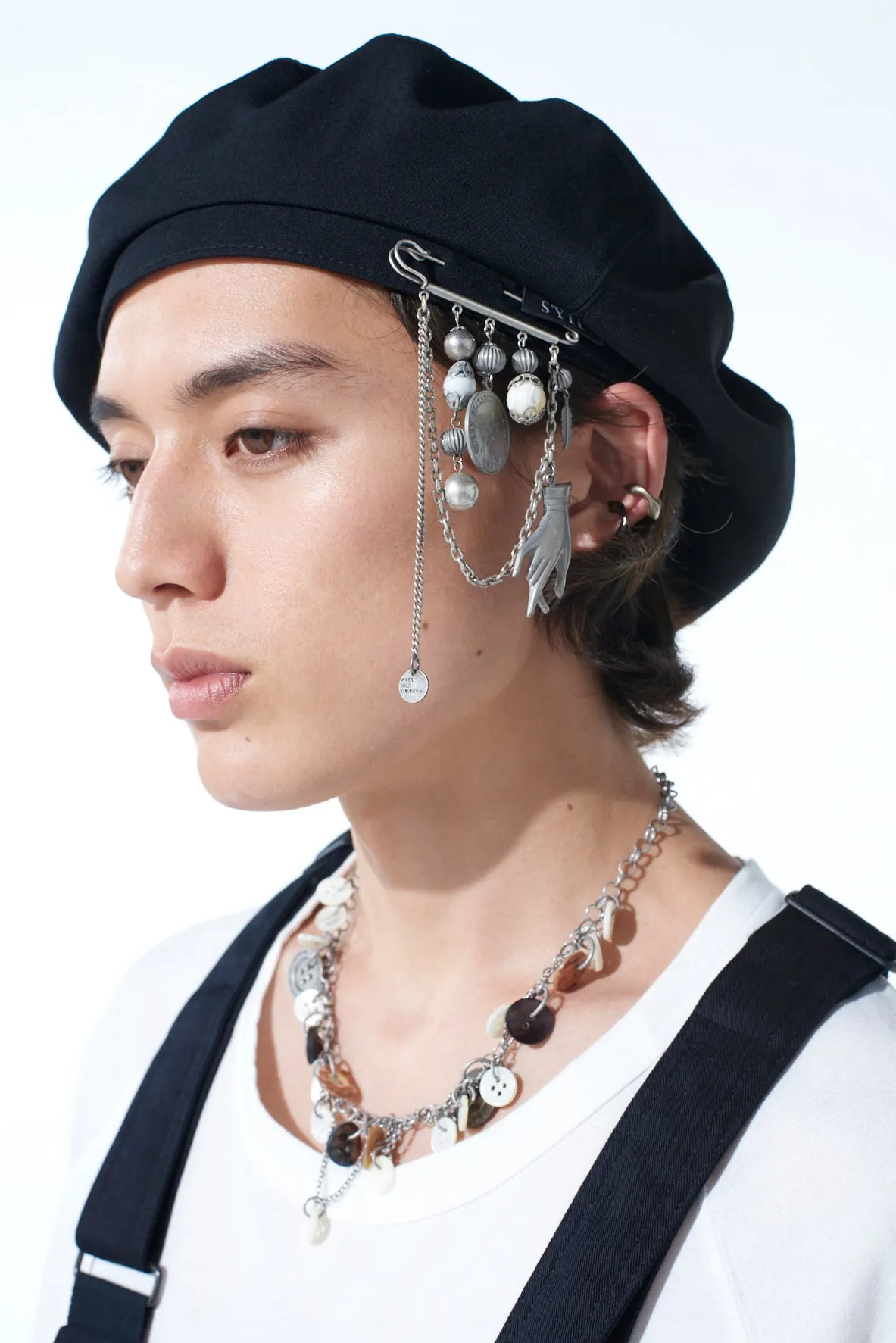 BRASS MULTI-MOTIF BROOCH sold by Yohji Yamamoto product image thumbnail 5