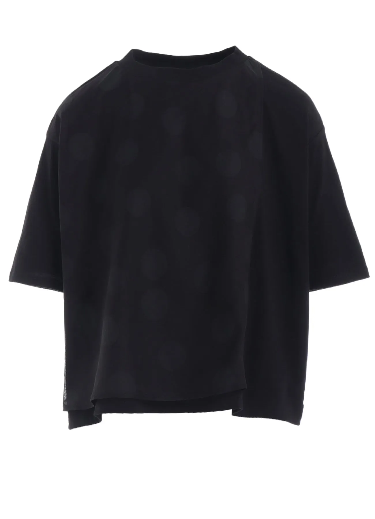 JERSEY + VOILE DOT PRINT SHIRT sold by Yohji Yamamoto product image thumbnail 2