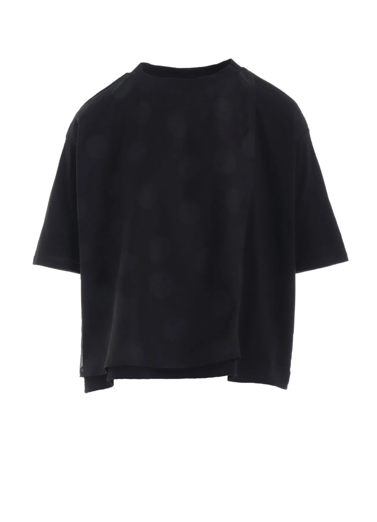 JERSEY + VOILE DOT PRINT SHIRT sold by Yohji Yamamoto