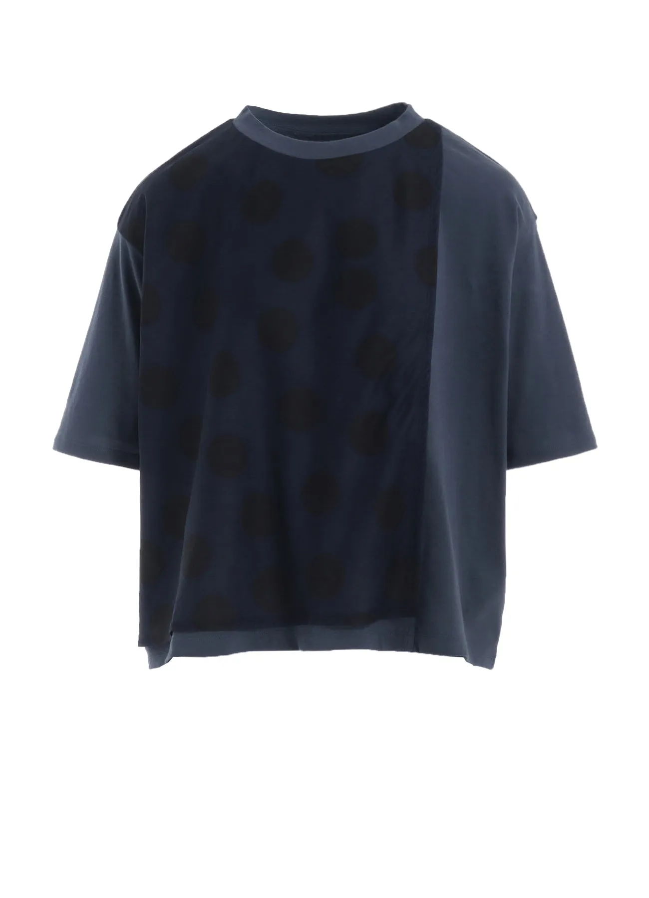 JERSEY + VOILE DOT PRINT SHIRT sold by Yohji Yamamoto