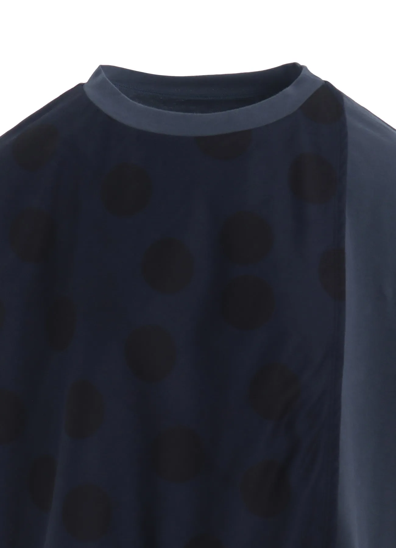 JERSEY + VOILE DOT PRINT SHIRT sold by Yohji Yamamoto product image thumbnail 5