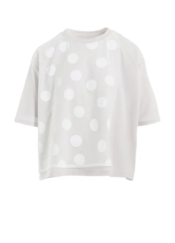JERSEY + VOILE DOT PRINT SHIRT sold by Yohji Yamamoto