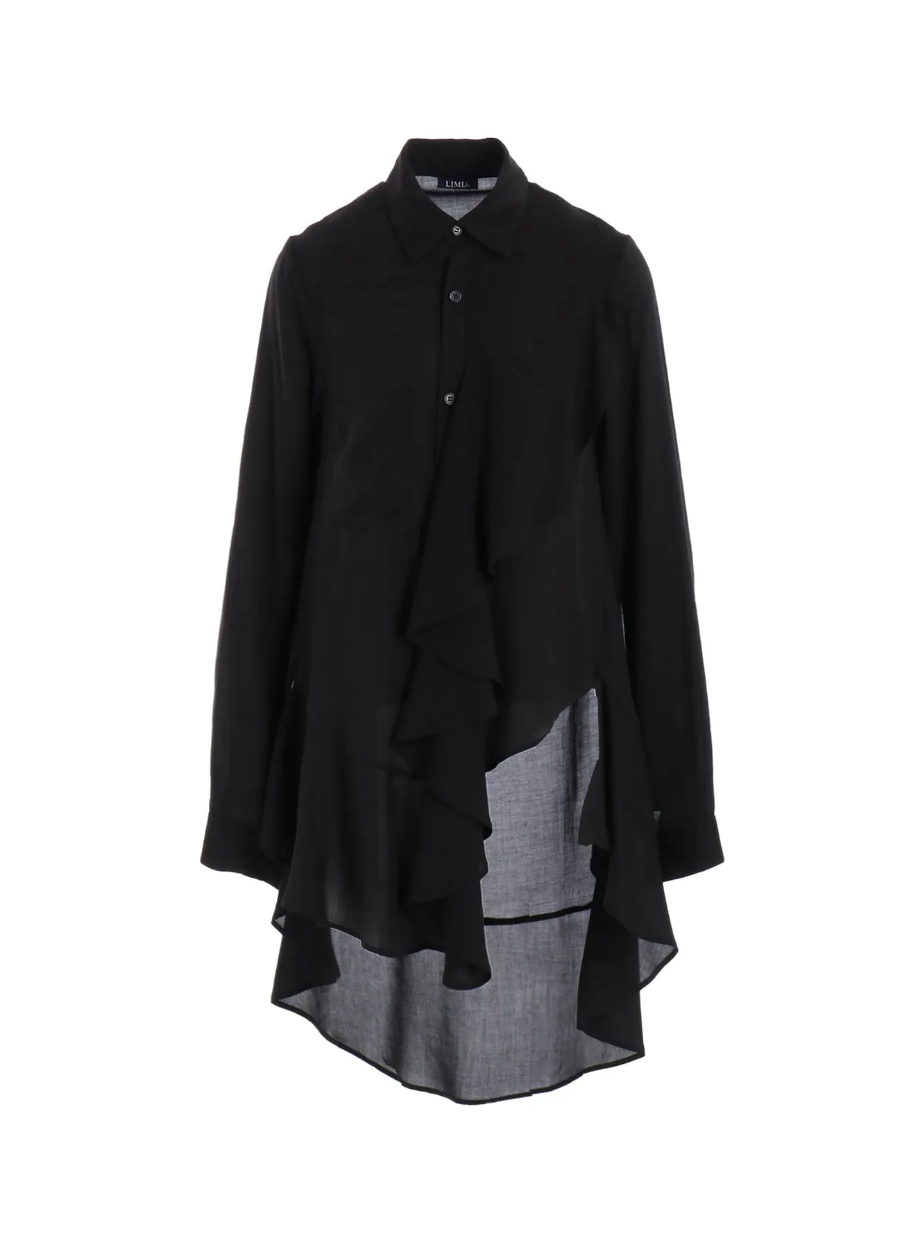 SOFT LAWN FRILL BLOUSE sold by Yohji Yamamoto