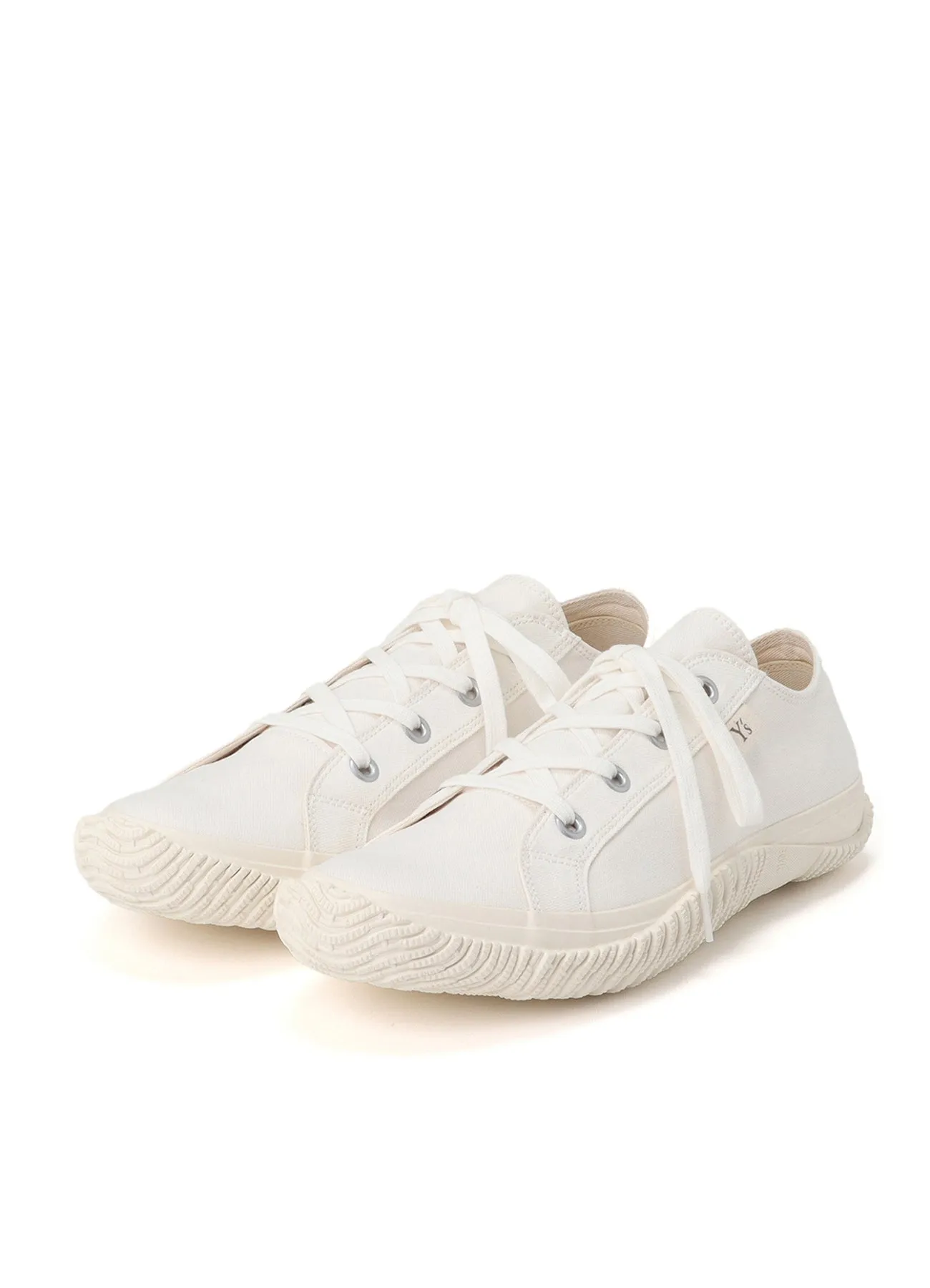 COTTON CANVAS LOW-TOP SNEAKERS sold by Yohji Yamamoto