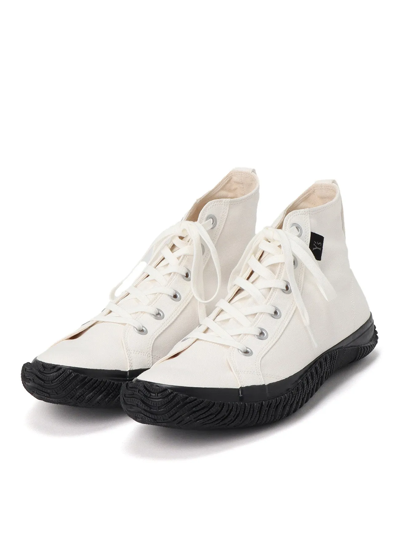 COTTON CANVAS LOW-TOP SNEAKERS sold by Yohji Yamamoto