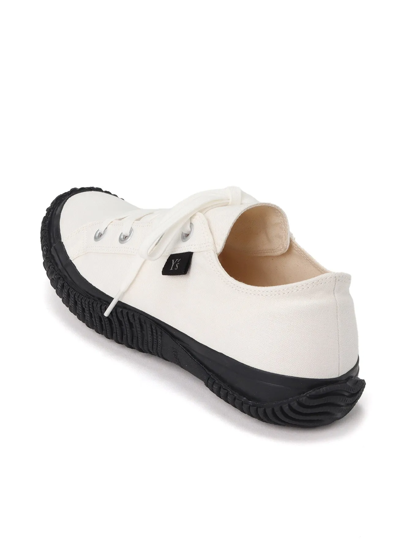 COTTON CANVAS LOW-TOP SNEAKERS sold by Yohji Yamamoto product image thumbnail 5