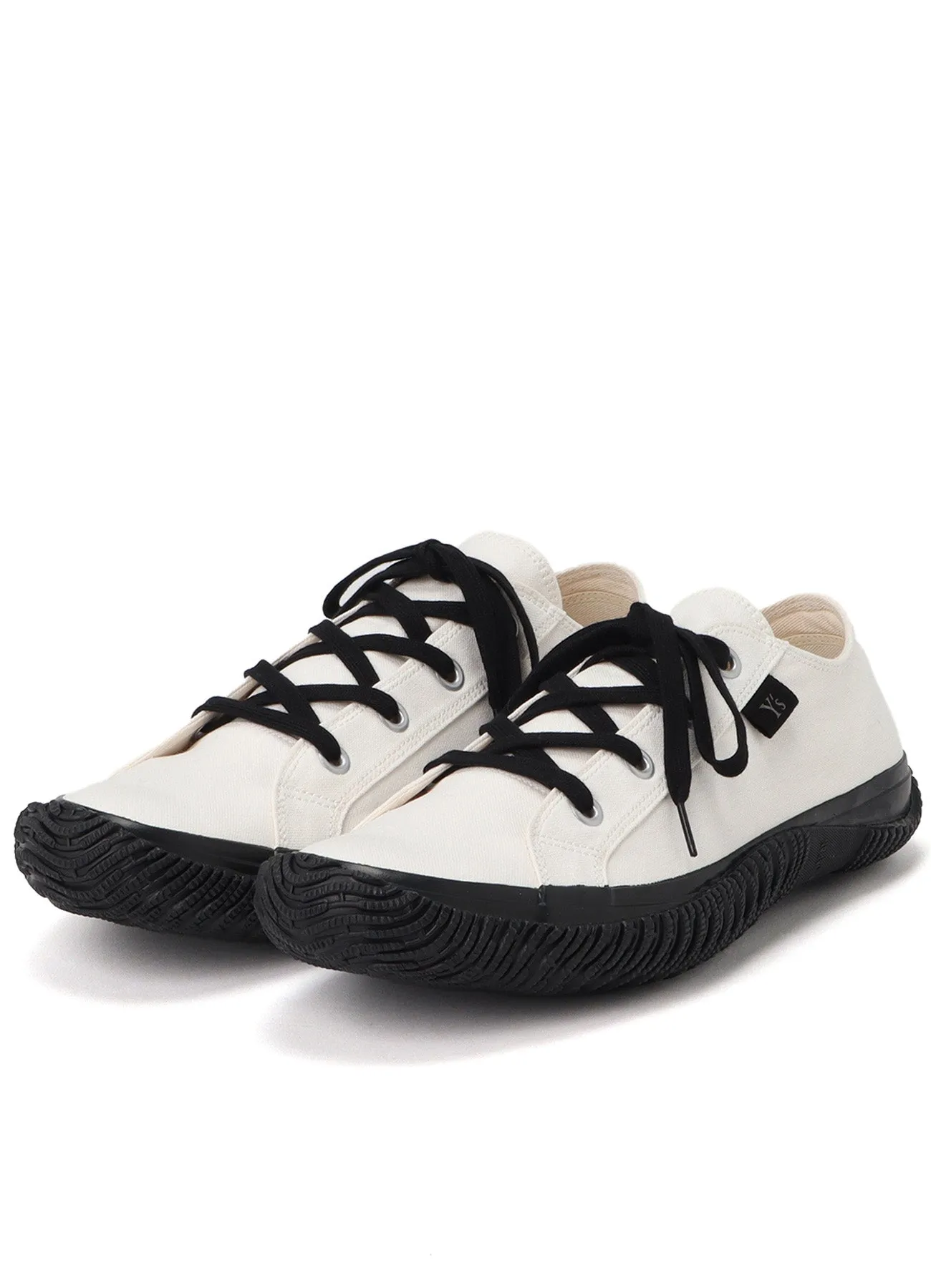 COTTON CANVAS LOW-TOP SNEAKERS sold by Yohji Yamamoto product image thumbnail 3
