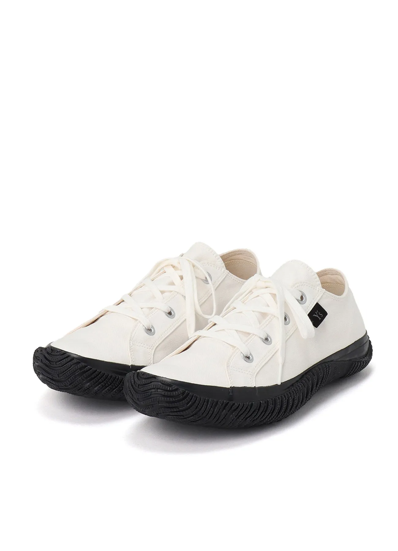 COTTON CANVAS LOW-TOP SNEAKERS sold by Yohji Yamamoto