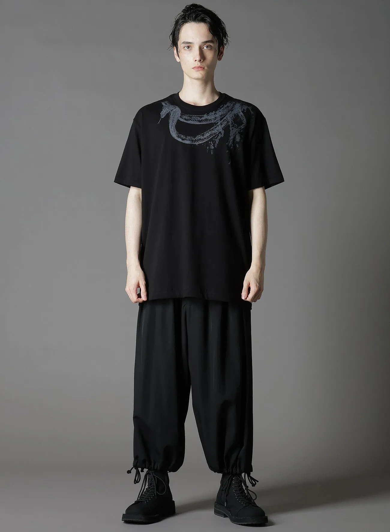 20/COTTON JERSEY COBRA T-SHIRT sold by Yohji Yamamoto product image thumbnail 3
