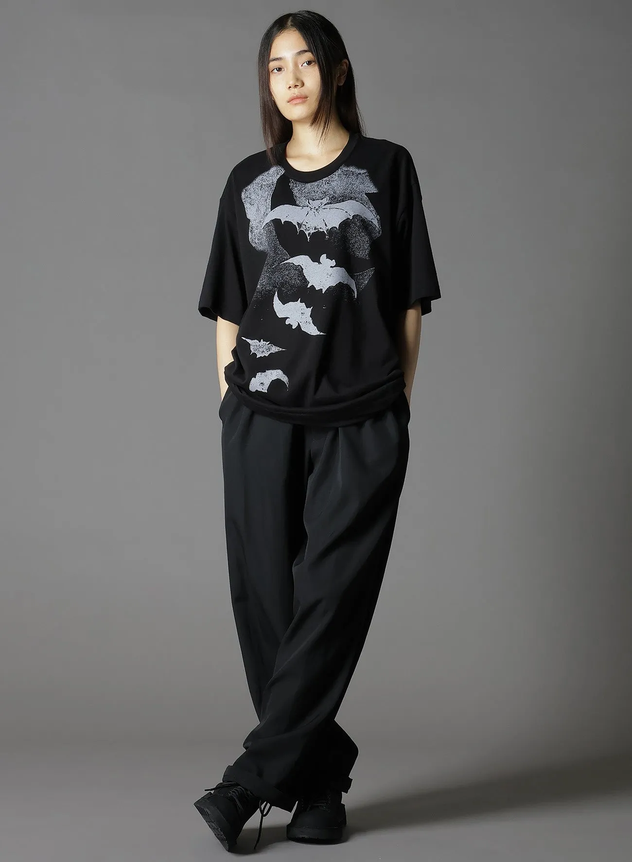 20/COTTON JERSEY BATS T-SHIRT sold by Yohji Yamamoto product image thumbnail 2