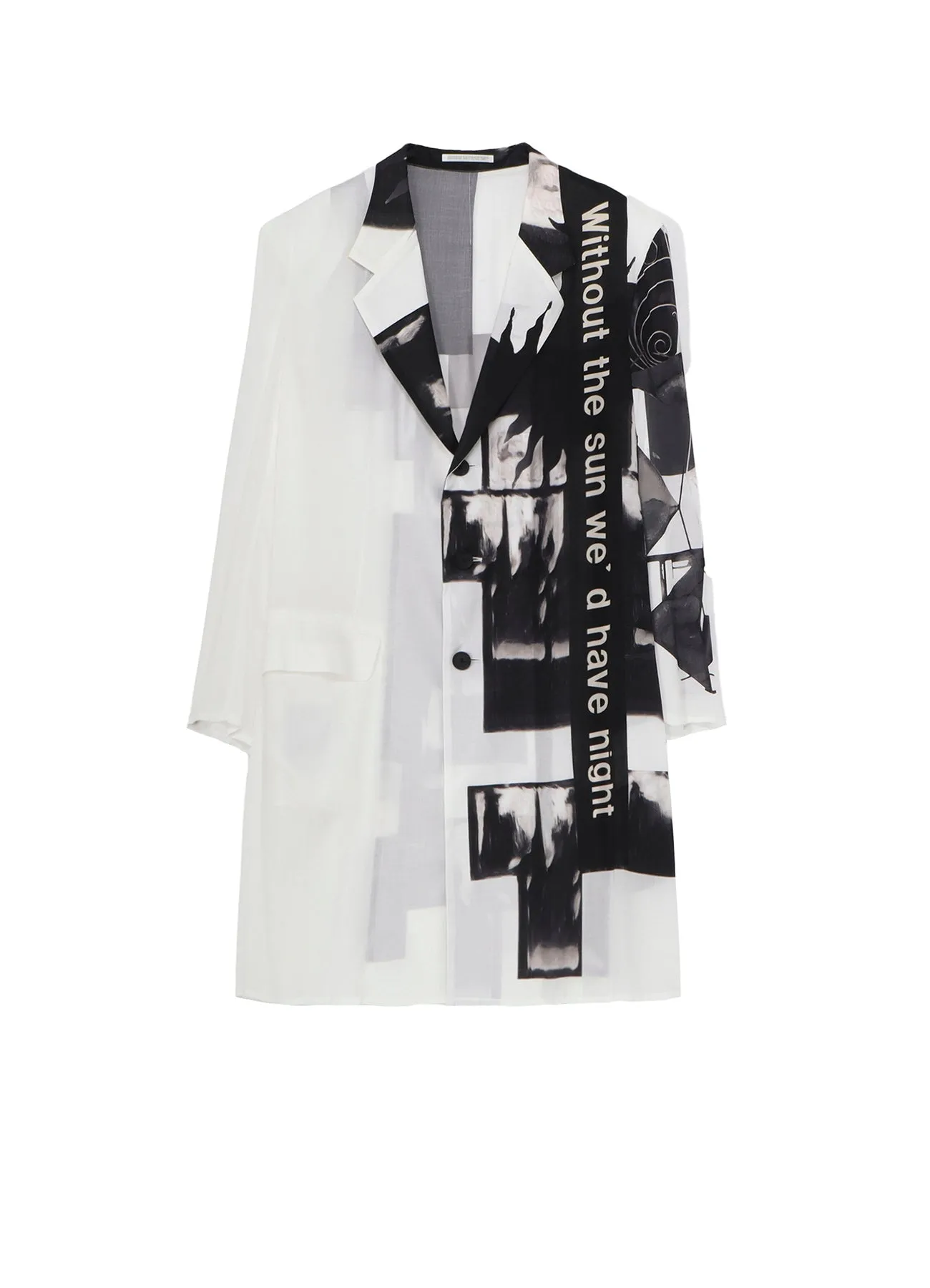 SUN MOTIF PRINTED ZIPPER JACKET sold by Yohji Yamamoto