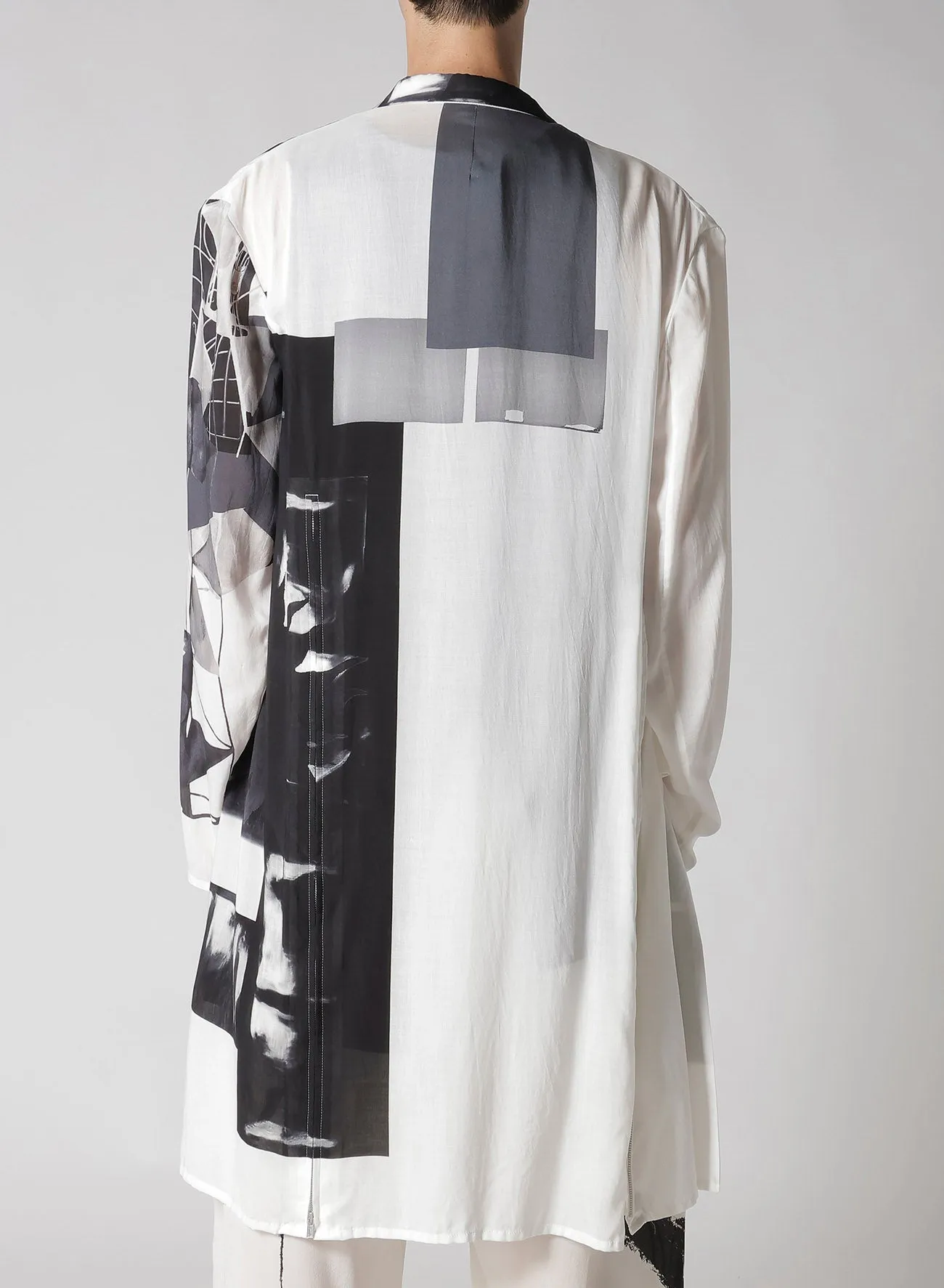 SUN MOTIF PRINTED ZIPPER JACKET sold by Yohji Yamamoto product image thumbnail 3