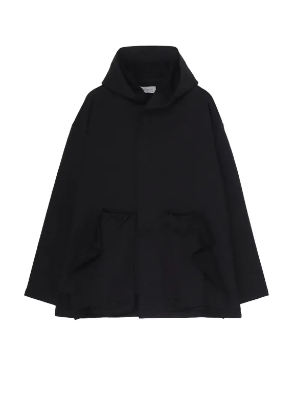 COTTON SMITH POCKET DETAIL HOODIE sold by Yohji Yamamoto