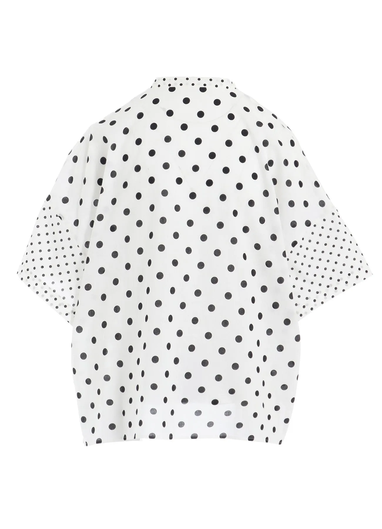 60/- COTTON LAWN DOT PRINT BOX BLOUSE sold by Yohji Yamamoto product image thumbnail 4