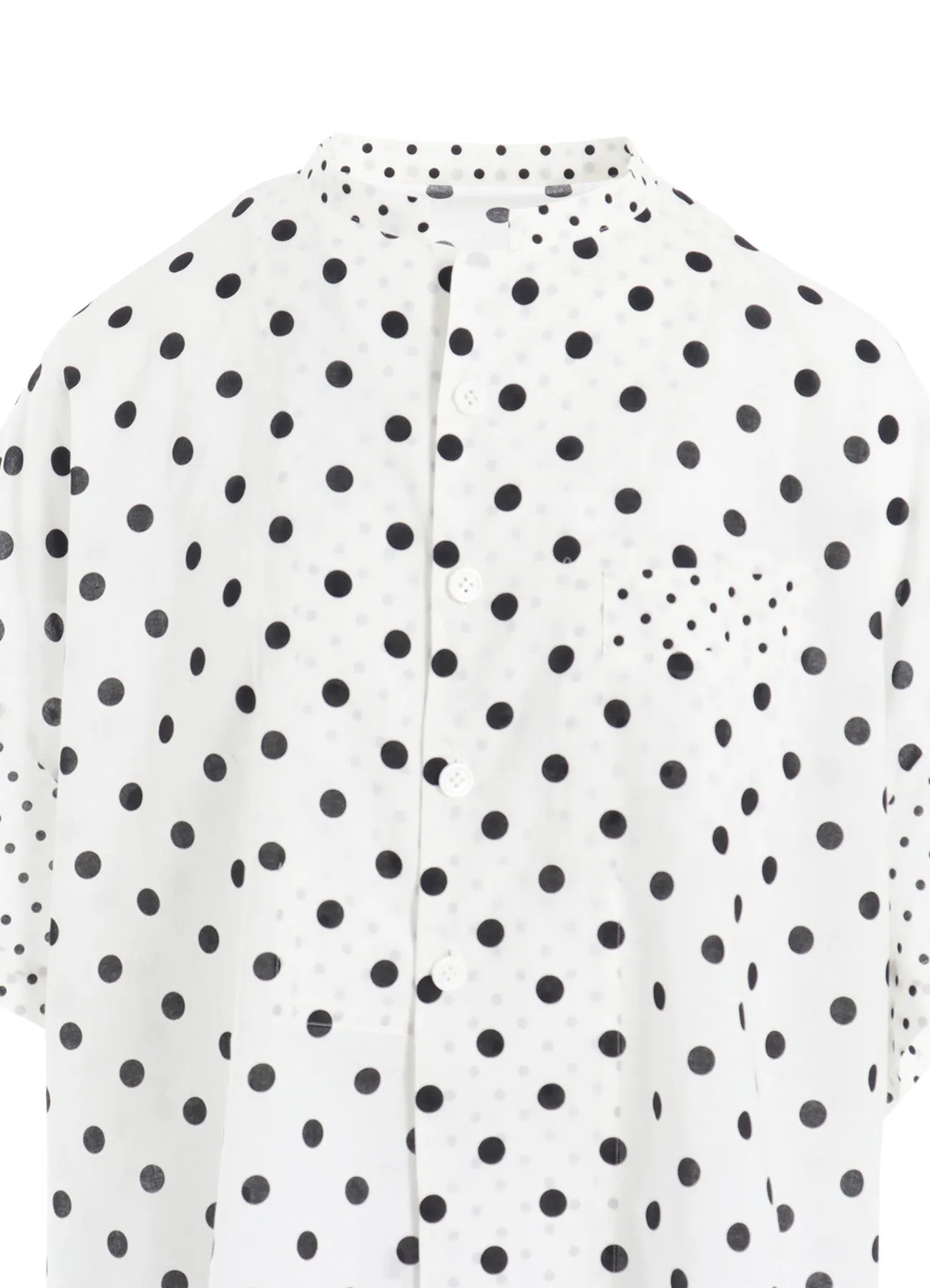 60/- COTTON LAWN DOT PRINT BOX BLOUSE sold by Yohji Yamamoto product image thumbnail 5