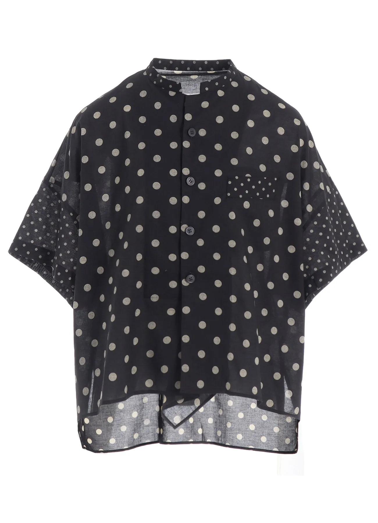 60/- COTTON LAWN DOT PRINT BOX BLOUSE sold by Yohji Yamamoto product image thumbnail 2