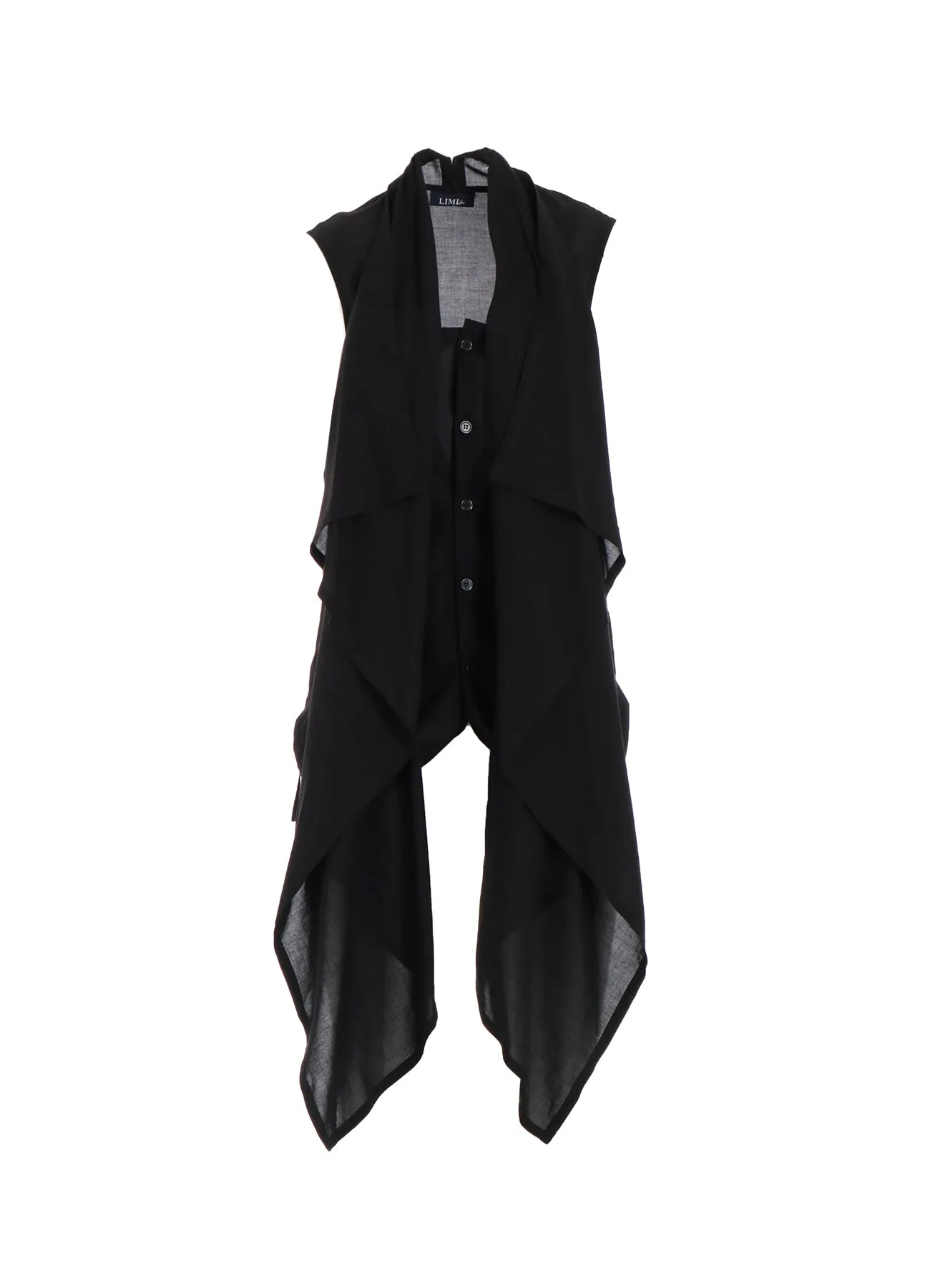 SOFT LAWN LAYERED BLOUSE sold by Yohji Yamamoto