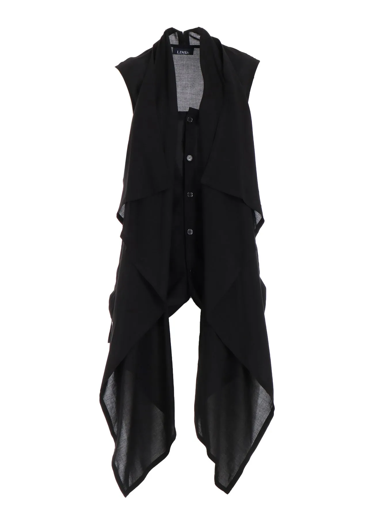 SOFT LAWN LAYERED BLOUSE sold by Yohji Yamamoto product image thumbnail 2