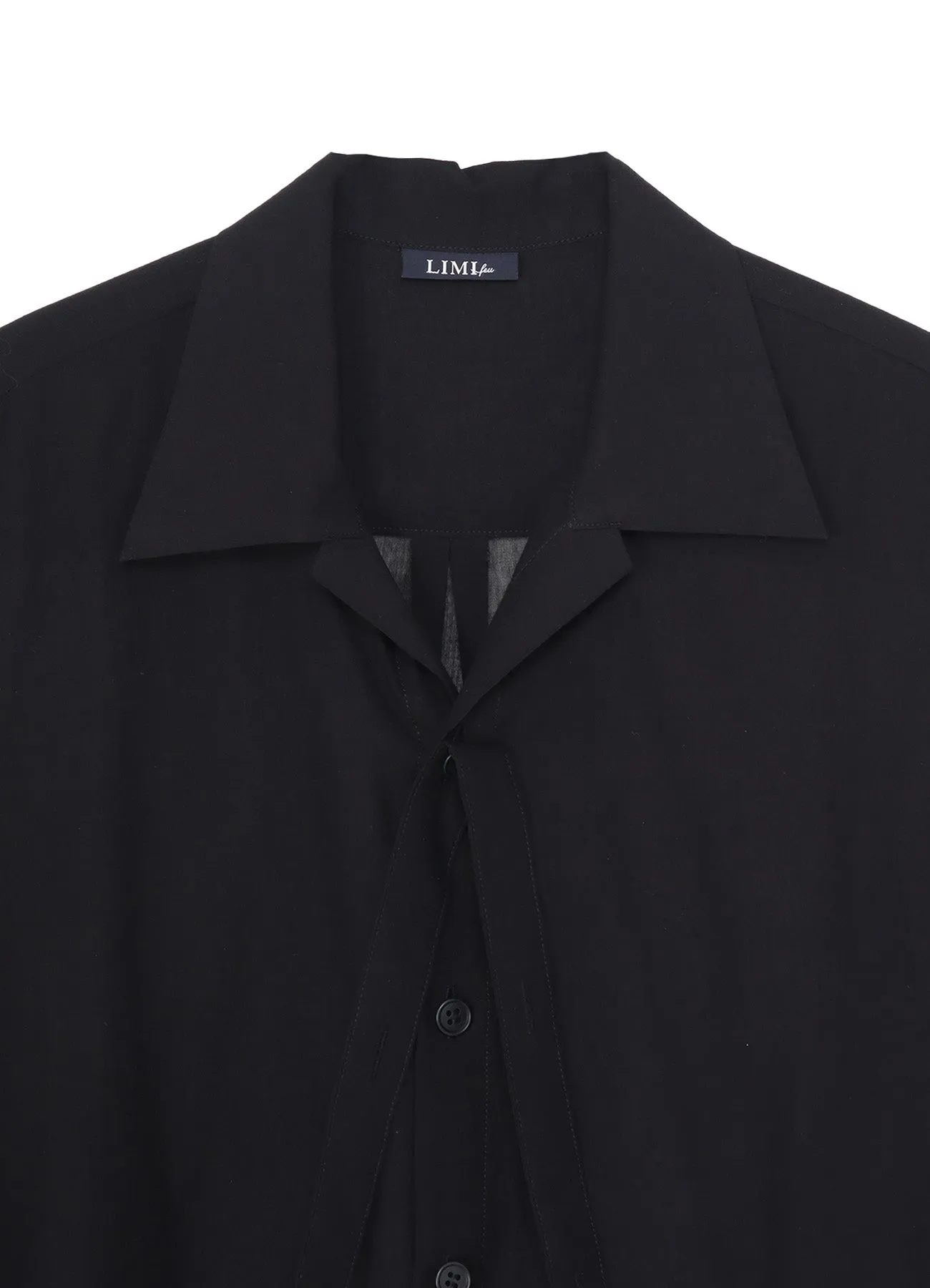 CHIFFON BLOUSE WITH STRING sold by Yohji Yamamoto product image thumbnail 4