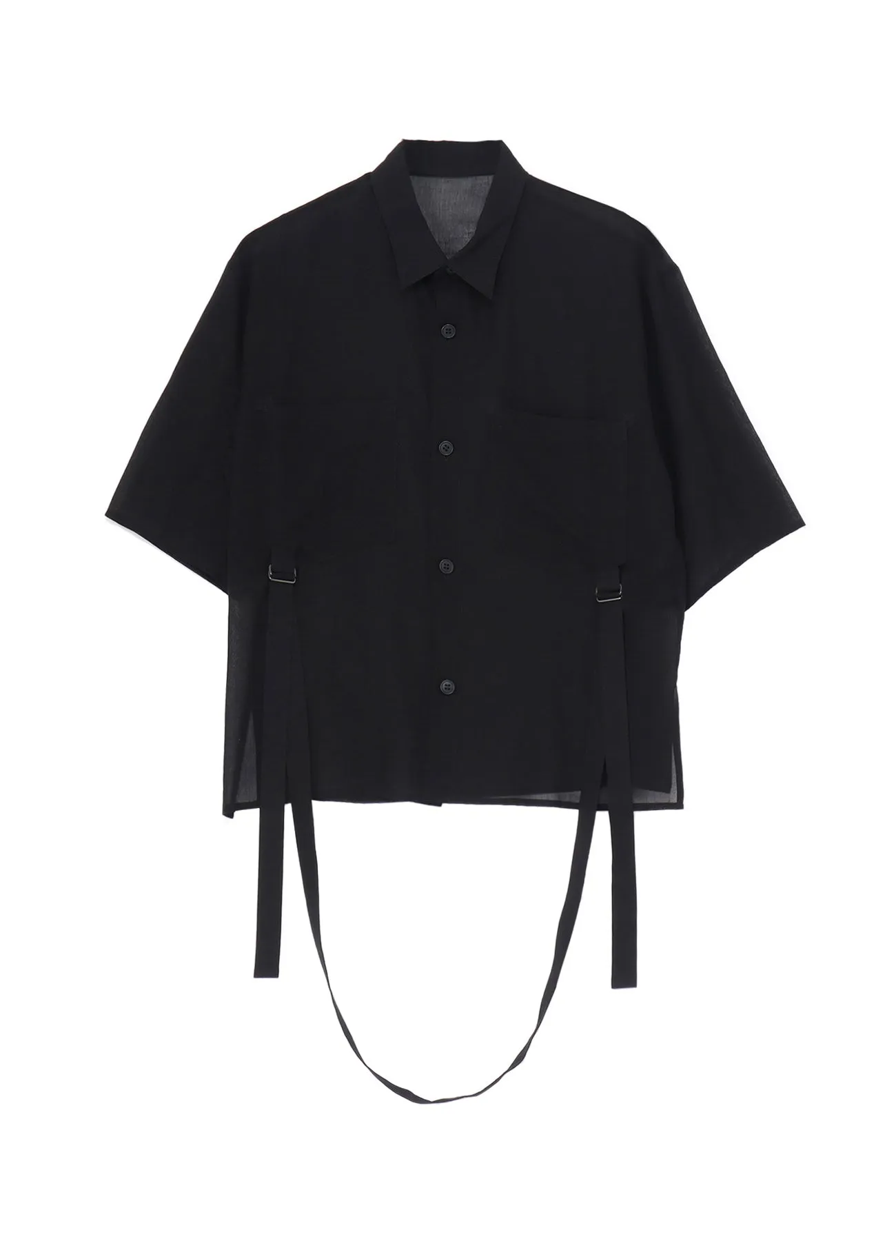 CHIFFON SHORT SLEEVE BLOUSE sold by Yohji Yamamoto