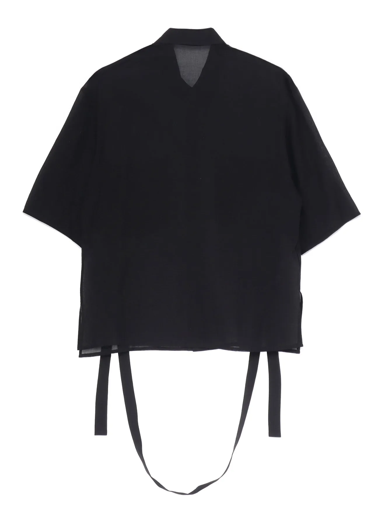 CHIFFON SHORT SLEEVE BLOUSE sold by Yohji Yamamoto product image thumbnail 3