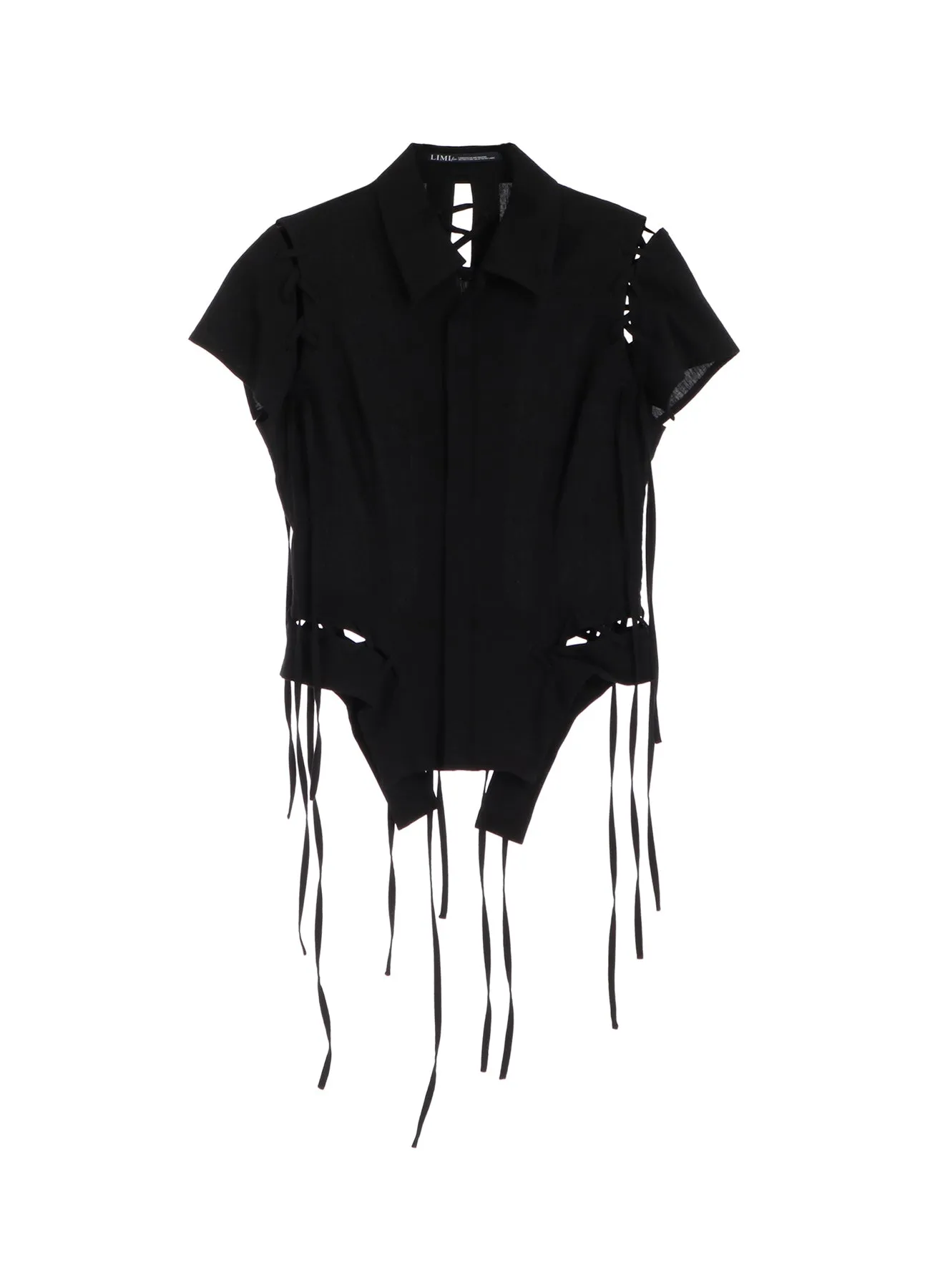 MUSLIN LACE-UP JACKET B sold by Yohji Yamamoto