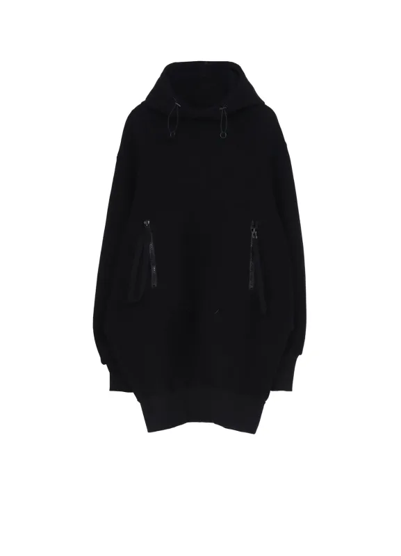 Liy/C BRUSHED FRENCH TERRY As HOODY sold by Yohji Yamamoto