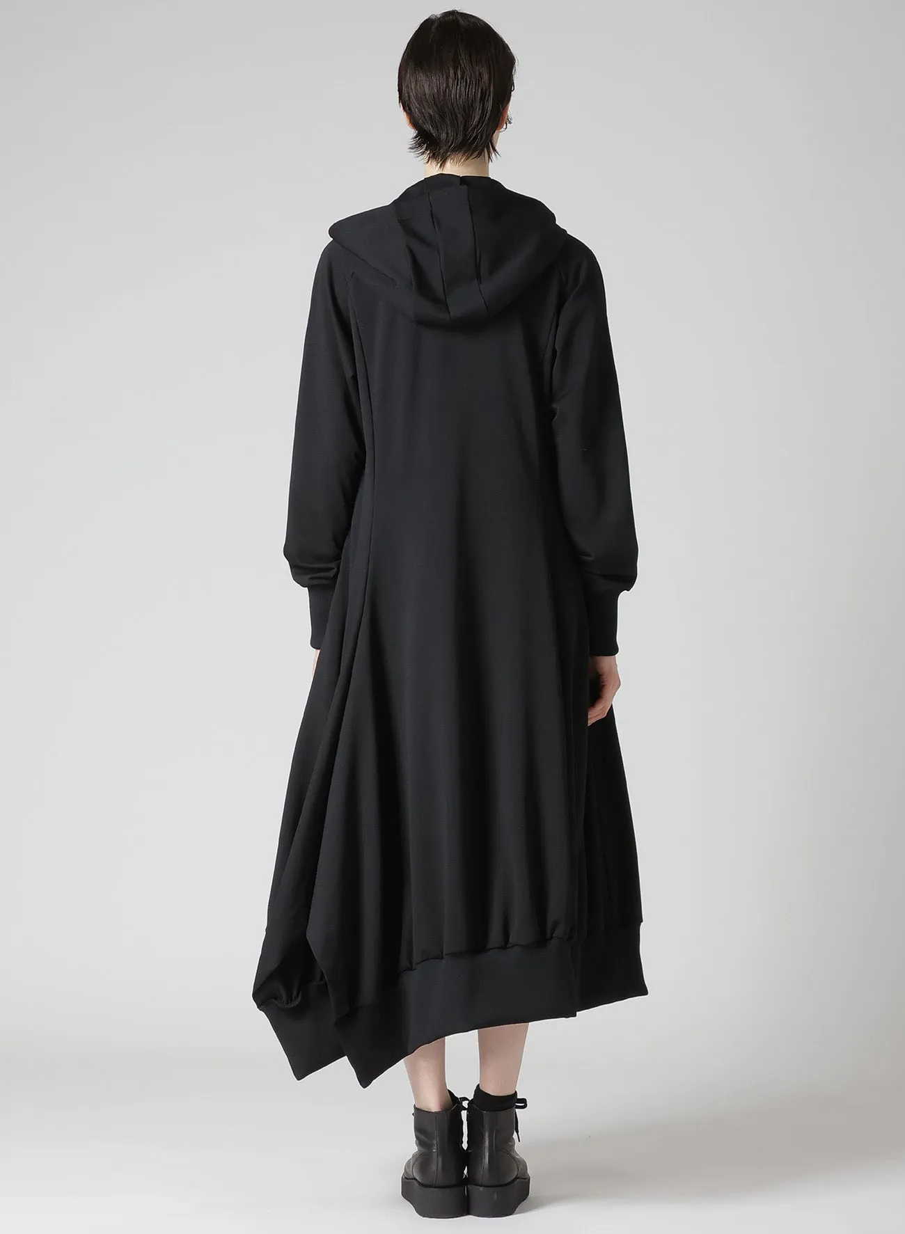 Pe JERSEY TWILL HOODED TRACK DRESS sold by Yohji Yamamoto product image thumbnail 5