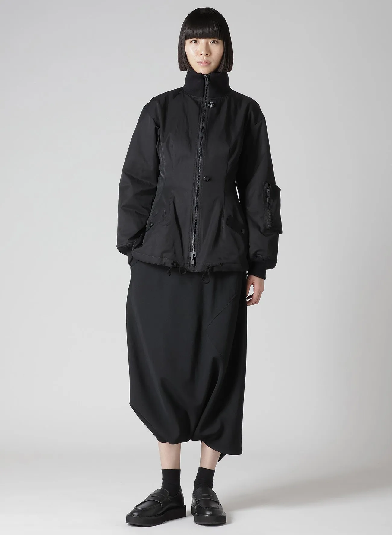 GABARDINE PANELED SALOUEL PANTS sold by Yohji Yamamoto product image thumbnail 3