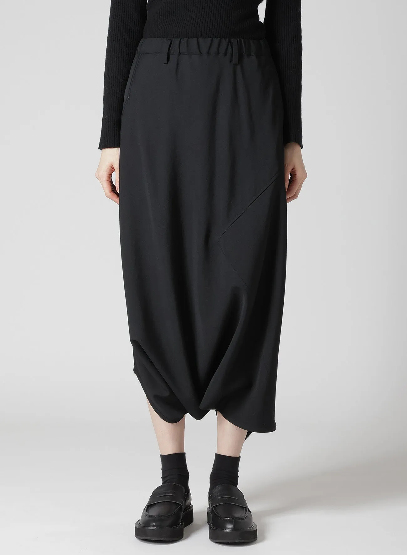 GABARDINE PANELED SALOUEL PANTS sold by Yohji Yamamoto product image thumbnail 2