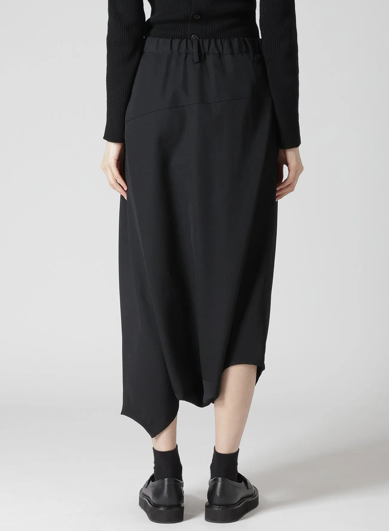 GABARDINE PANELED SALOUEL PANTS sold by Yohji Yamamoto product image thumbnail 5