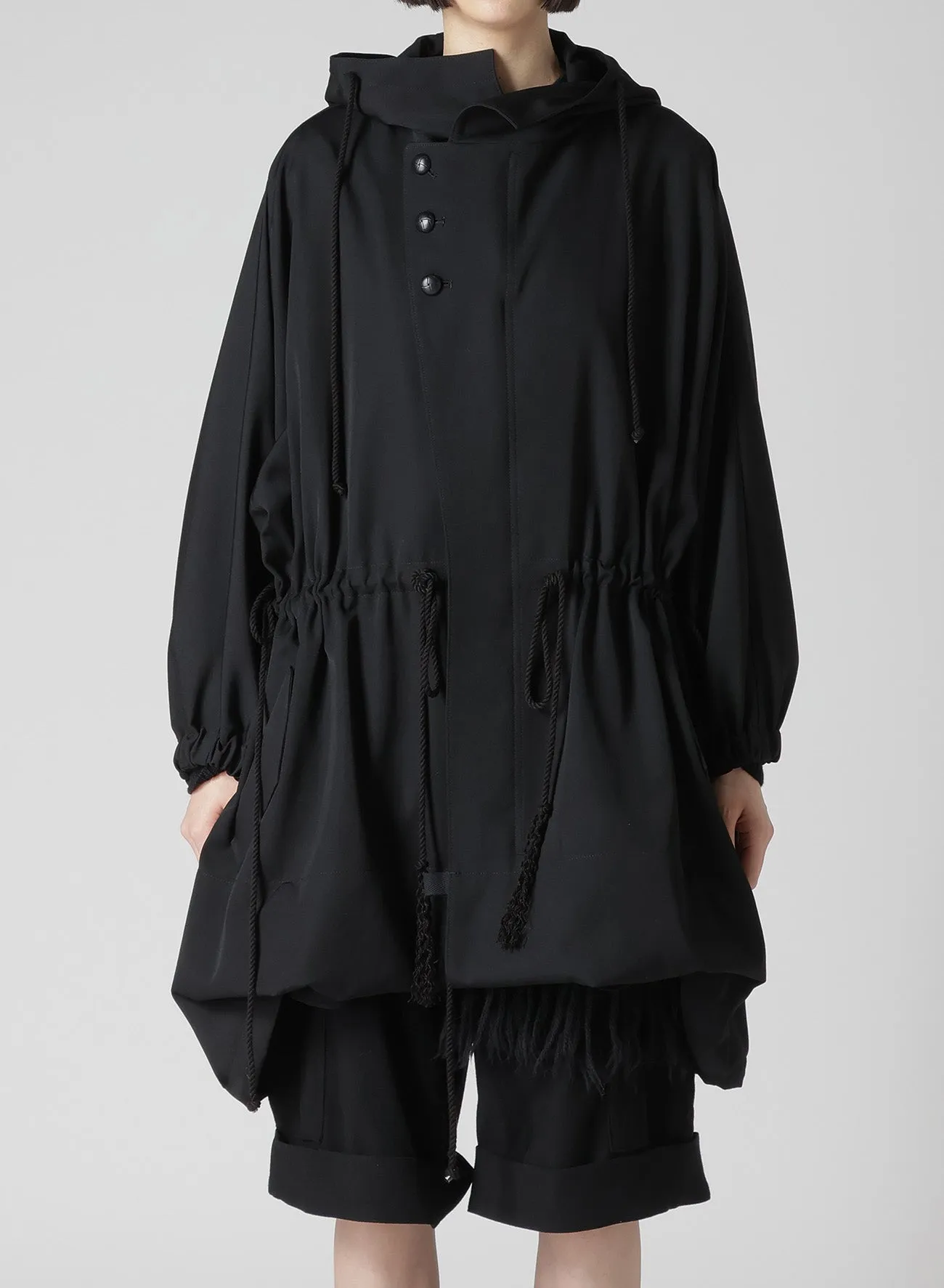 GABARDINE DOLMAN SLV COAT sold by Yohji Yamamoto product image thumbnail 2