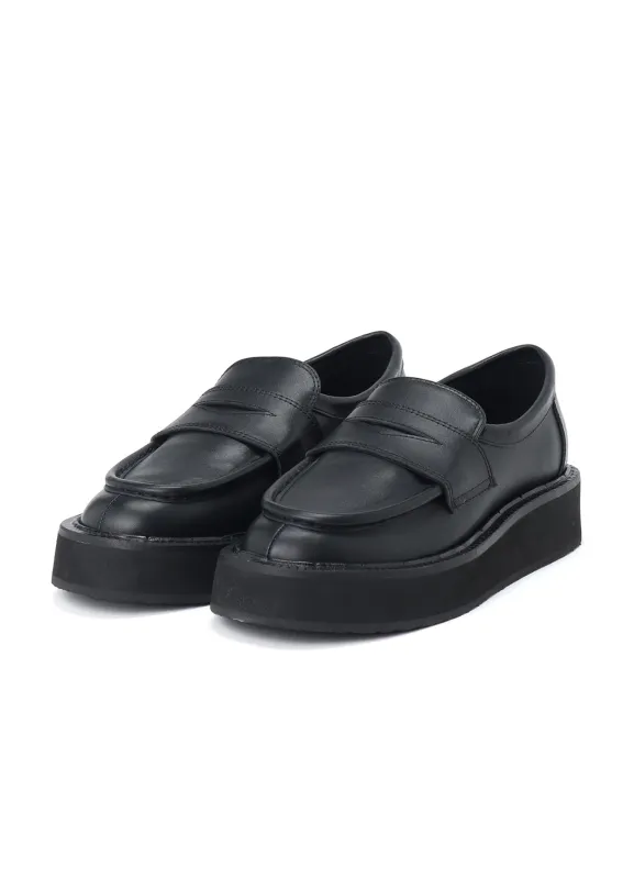 SOFT SMOOTH LEATHER PLATFORM LOAFER sold by Yohji Yamamoto