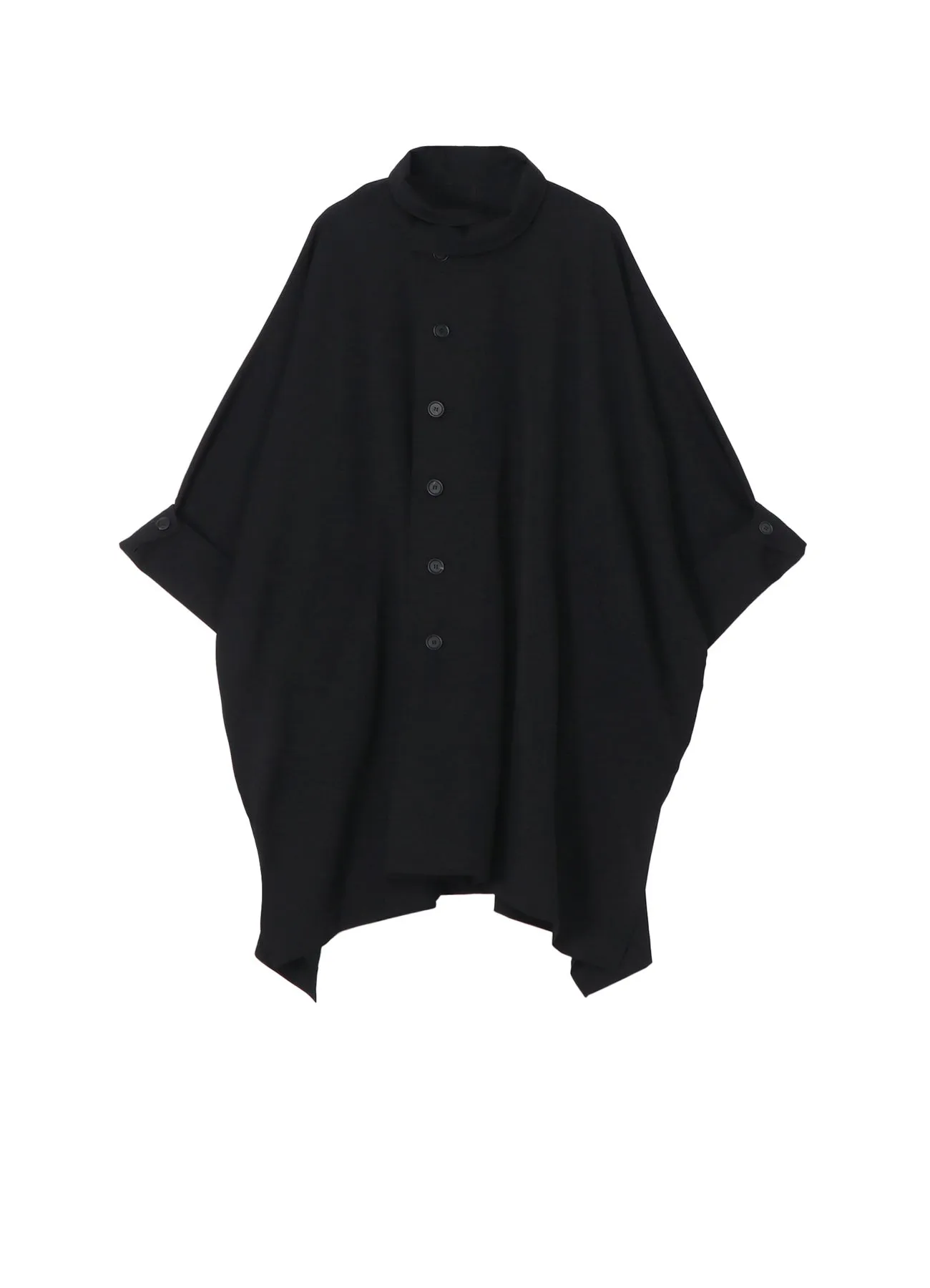 GABARDINE HIGH NECK COAT sold by Yohji Yamamoto
